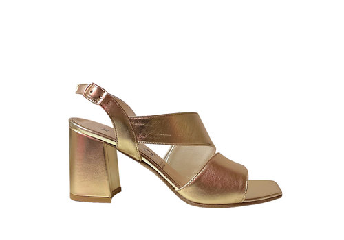 REPO REPO 49614 Gold block heel Sandal