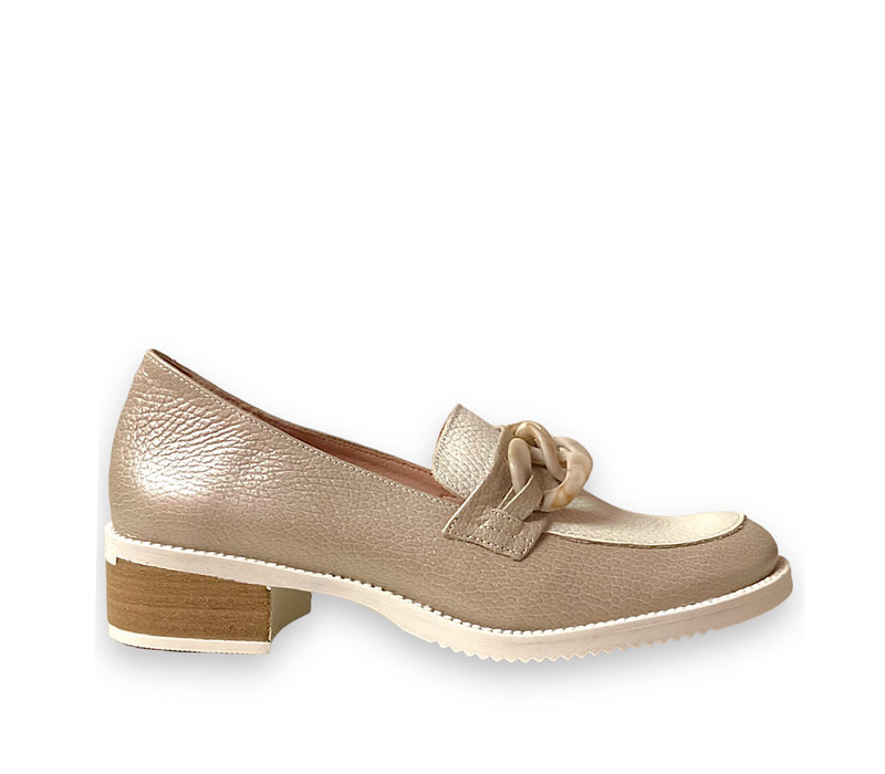 Jose Saenz 2146-CI Taupe/Cream Loafer