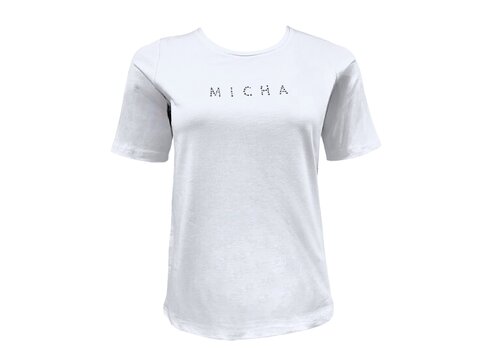 Micha S/S Micha 161 107 White T with Logo