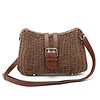 Peach Accessories 020 pretty Straw Bag in dark Brown