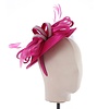 Peach Accessories TGH071 Fuchsia Sinamay Fastenator w/Diamonte