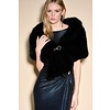 Joseph Ribkoff Joseph Ribkoff Faux Fur Cape in Black