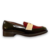 Wonders Wonders A-7251 Blk/Wine/Cream Loafer