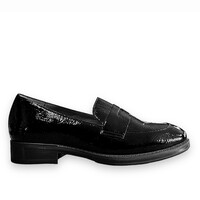 Wonders A-7251 Black soft hi shine Loafer