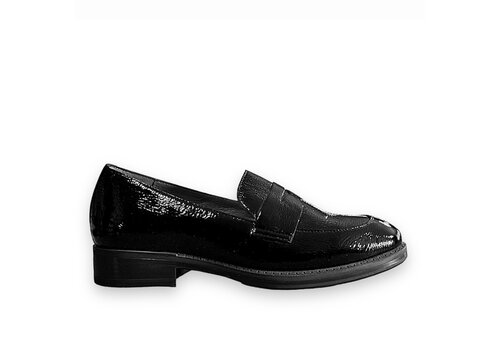 Wonders Wonders A-7251 Black soft hi shine Loafer