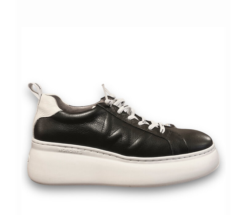 Wonders A-2632 Black/White Sneakers