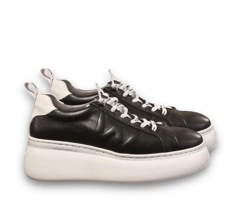 Wonders A-2632 Black/White Sneakers