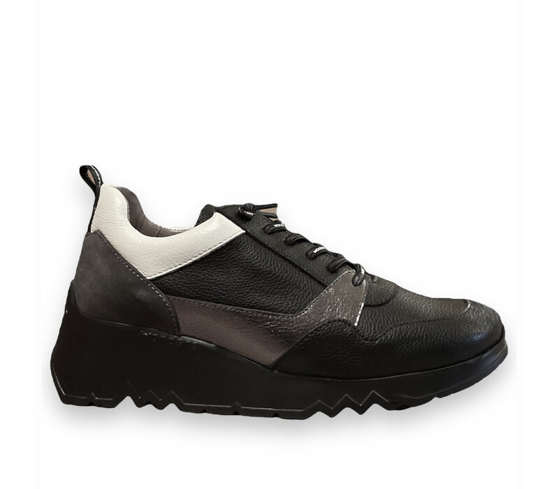 Wonders E-6730 Blk/Grey/Wht Sneakers
