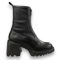 Wonders G-6701 Black front Zip Boots