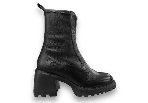 Wonders Wonders G-6701 Black front Zip Boots