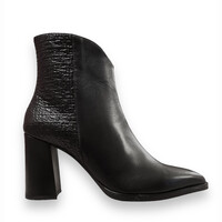Wonders M-5407-T Black Block Heel Boots