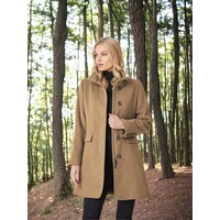 Junge CHANEL Wool mix Pea Coat in Camel