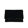 Marian 801 Black Velvet Clutch Bag