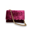 Marian 801 Grape Velvet Clutch