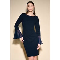 Joseph Ribkoff 233755 Bell Sleeve Sheath Dress