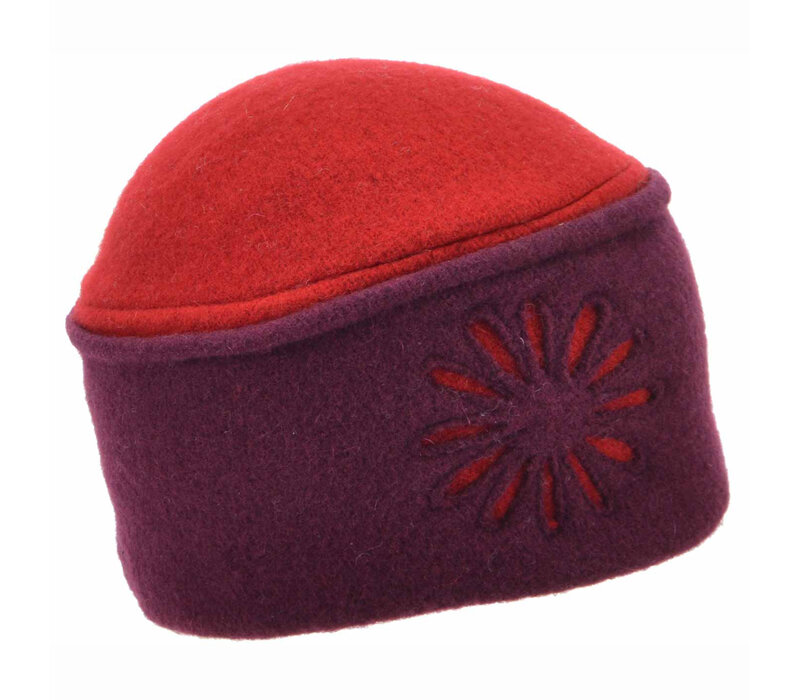 Seeberger 019254 Two-Tone Wool Toque