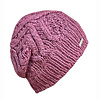 Seeberger Seeberger 019175 Fuchsia Cable knit Headsock