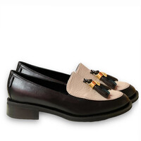 MarcoMoreo Black/Cream Loafers