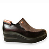 MarcoMoreo MarcoMoreo Black/Gold Slip-on wedge