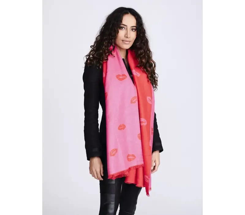 Pia Rossini TINSLEY Scarf with Lips