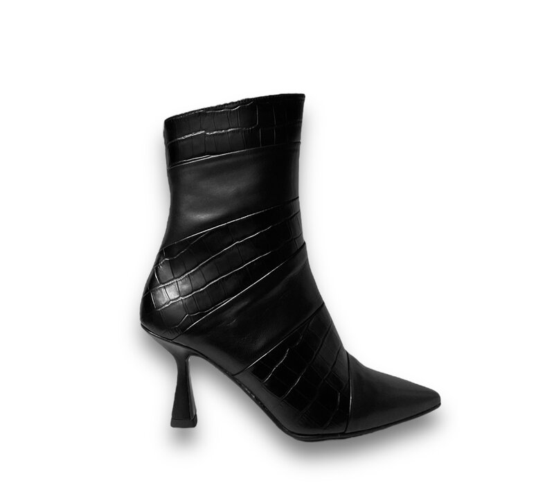 Marian 14804 Black Leather 3’ Heel A/Boot