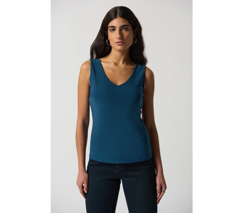 Joseph Ribkoff classic V- Neck Cami in Teal