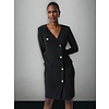 Joseph Ribkoff Asymmetrical Silky Knit Blazer Dress