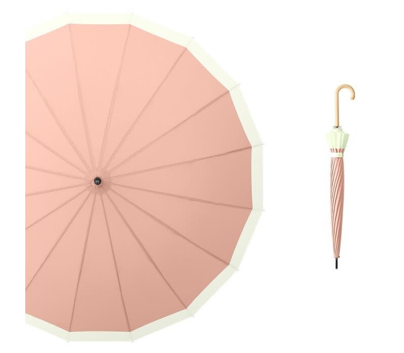 Peach 3468 Blush Pink/Cream Umbrella