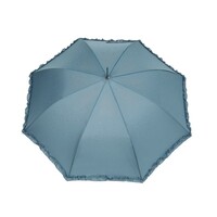 Peach TW09 Duck Egg Blue diamante frilly umbrella