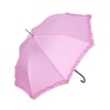 Peach TW09 Rose Pink diamante frilly umbrella