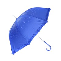 Peach TW09 Royal Blue diamante frilly umbrella