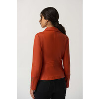 Joseph Ribkoff Tandoori Notched Collar Jacket