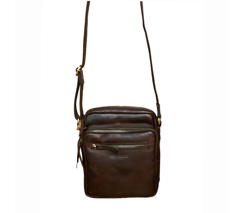 Rowallan 2606 Brown Unisex X-Body Bag