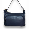 Rowallan Rowallan 2637 Navy Scoop Top Leather Bag