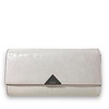Lodi L903 Off White Embossed Clutch