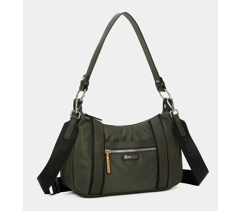 Binnari 19881 Khaki Nylon Shoulder Bag