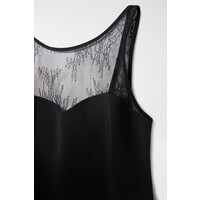 SALSA Corset Lace Top in Black