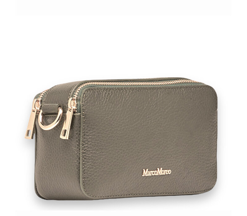 MarcoMoreo SIENNA Bronze Box Bag