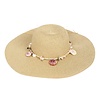 Pia Rossini MONTERESSA Straw Hat w/Shells