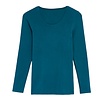 Ysabel Mora Ysabel Mora 70002 Fleece Lined Top in Teal