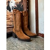 Jose Saenz Jose Saenz 6517 Tan Suede Cowboy Boots