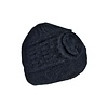 Seeberger 019284 Navy Lined Angora Beanie