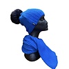 Footprints Cosy Hat & Scarf Set in Royal Blue