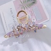 Peach Accessories SS35 Crystals beads hair claw in Lilac