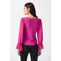 Joseph Ribkoff 233111 Opulence Ruffle Sleeve Top