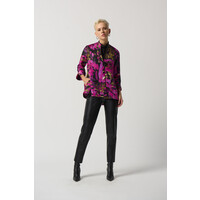 Joseph Ribkoff 233192 Abstract Print Trapeze Jacket