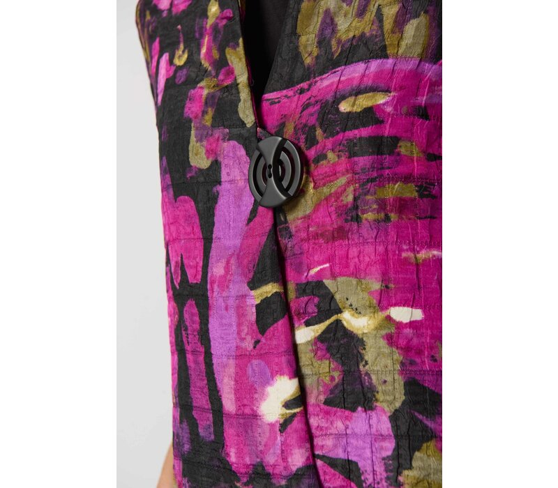 Joseph Ribkoff 233192 Abstract Print Trapeze Jacket