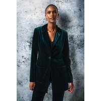 Joseph Ribkoff 234288 Bottle Green Velvet Blazer