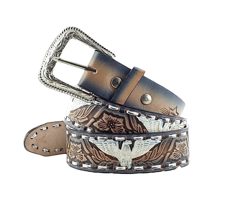 Stars & Stripes WG 35 Brown Phoenix Belt