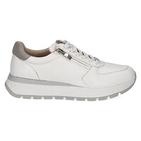 Caprice 23705 White Comb Leather Sneaker